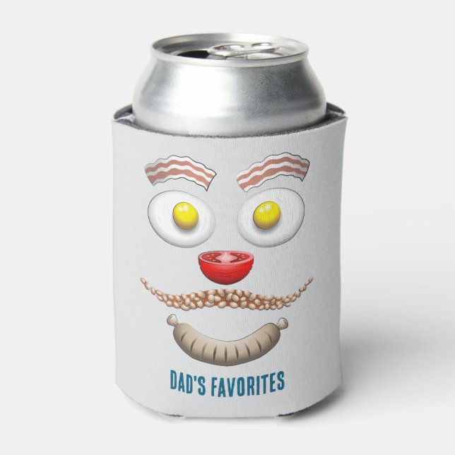 DAD'S FAVORITE BREAKFAST CAN COOLER (Can Front)