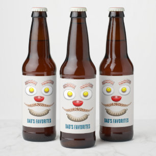 Dad's Favourites Father's Day Beer Bottle Label