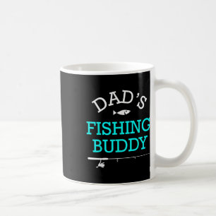 Dads Fishing Buddy Cute Kids Gift Coffee Mug