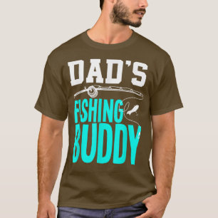 Dads Fishing Buddy Funny Father Son Fishing 360 T-Shirt