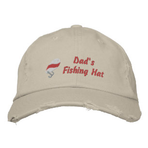 Dad's Fishing Hat Custom Personalised