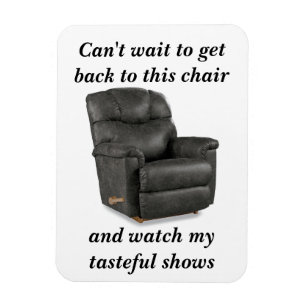 Dad's fridge magnet of his favourite chair