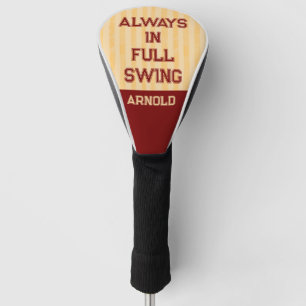 Dads fun modern humour  golf head cover