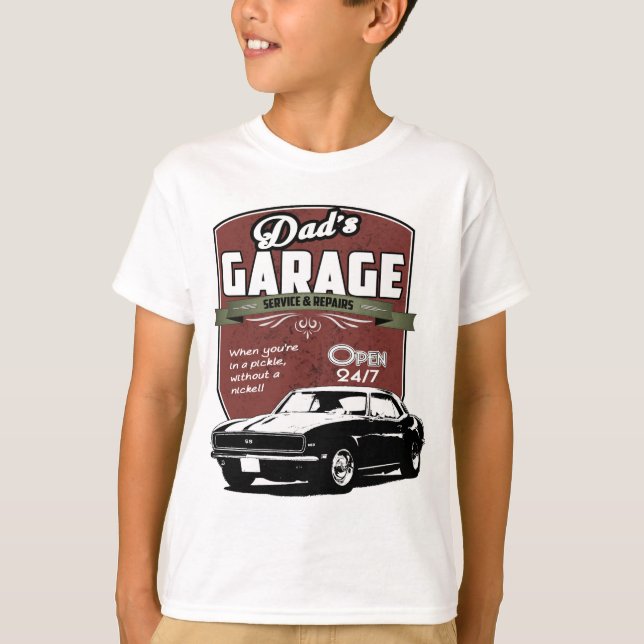 Dad's Garage 1968 Camaro T-Shirt (Front)