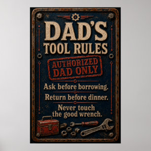 Dads Garage Poster