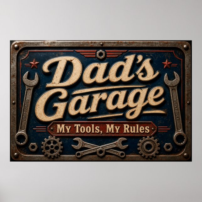 Dads Garage Poster (Front)