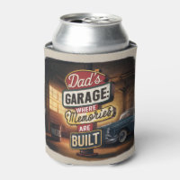 Dad's Garage Retro Vintage Automotive Sign