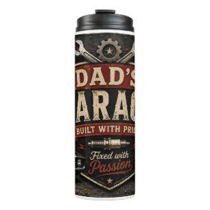 Dad's Garage Thermal Tumbler for Mechanics and Car