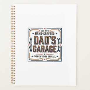 Dads Garage Vintage Fathers Day Planner