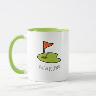 Dad's Gift Coffee Mug With Golf