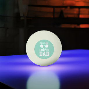 Dad's Glow in the Dark Monogram Ping Pong Ball