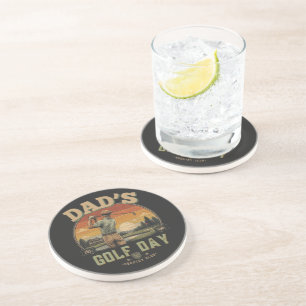 Dad's Golf Day Coaster