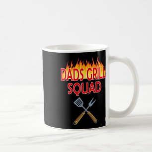 Dads Grill Squad Funny Bbq Father's Day  Coffee Mug