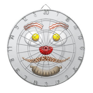 DAD'S HAPPY BREAKFAST DARTBOARD