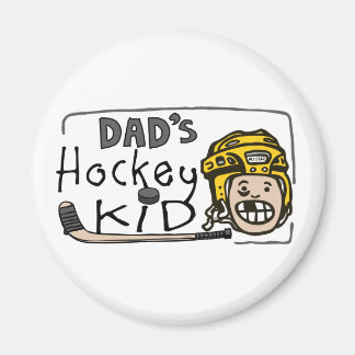 Dad's Hockey Kid Magnet