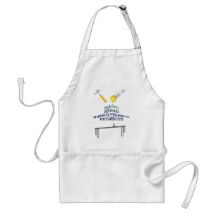 Dad's home improvements projects handyman apron