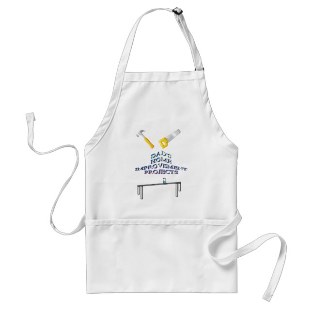 Dad's home improvements projects handyman apron (Front)