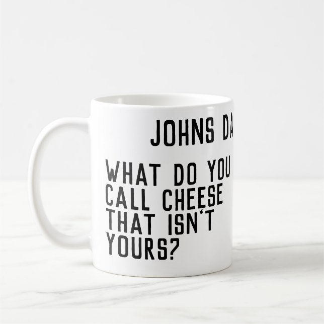 DADS JOKE 101 Father's Day Black Coffee Mug (Left)