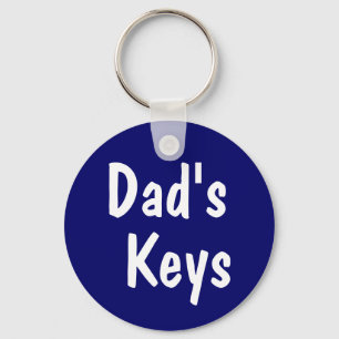 Dad's Keys Key Ring