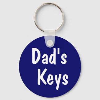 Dad's Keys Key Ring