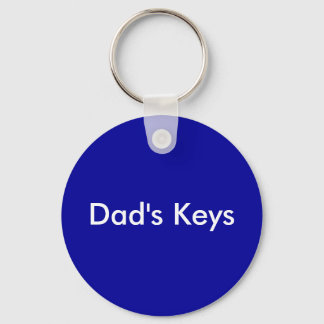 Dad's Keys Key Ring