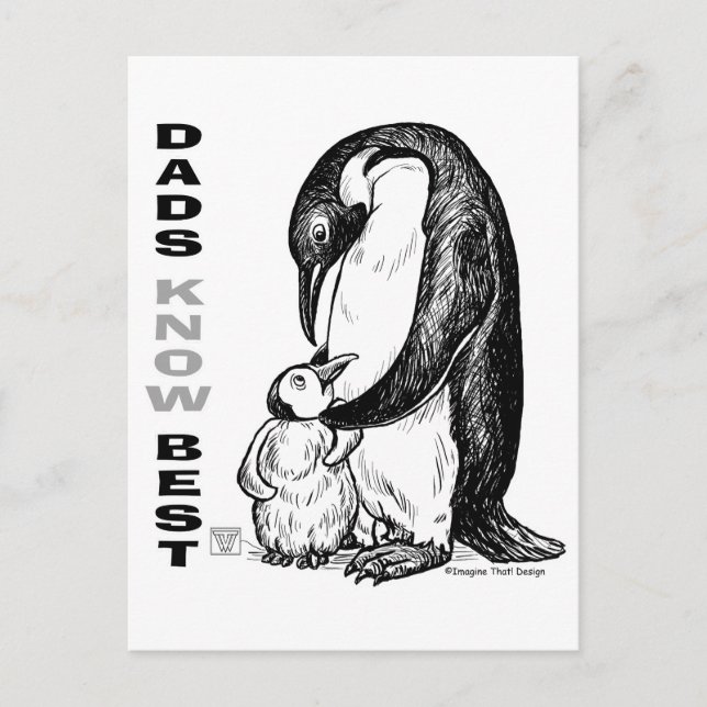 Dads Know Best Postcard (Front)