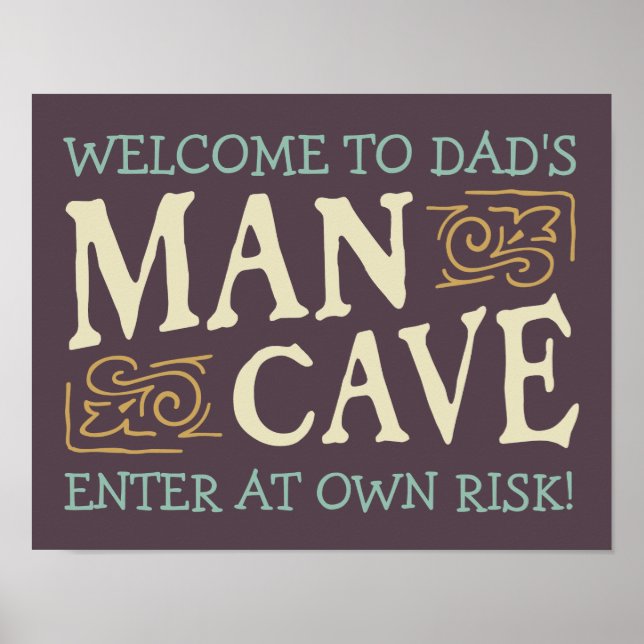Dad's Man Cave Sign (Front)