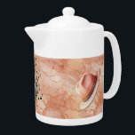 Dads Moody Music Mauve Fedora Porcelain Teapot<br><div class="desc">Dads Moody Music Mauve Fedora Porcelain Teapot</div>