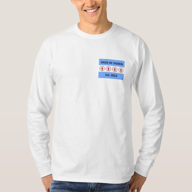 Dads of Ogden Longsleeved T-Shirt - Chi Flag Logo (Front)