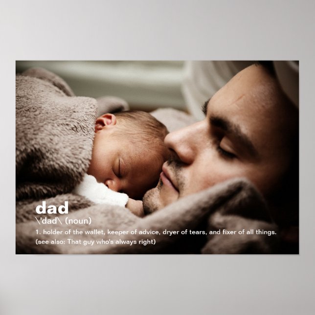 Dads Photo Poster (Front)