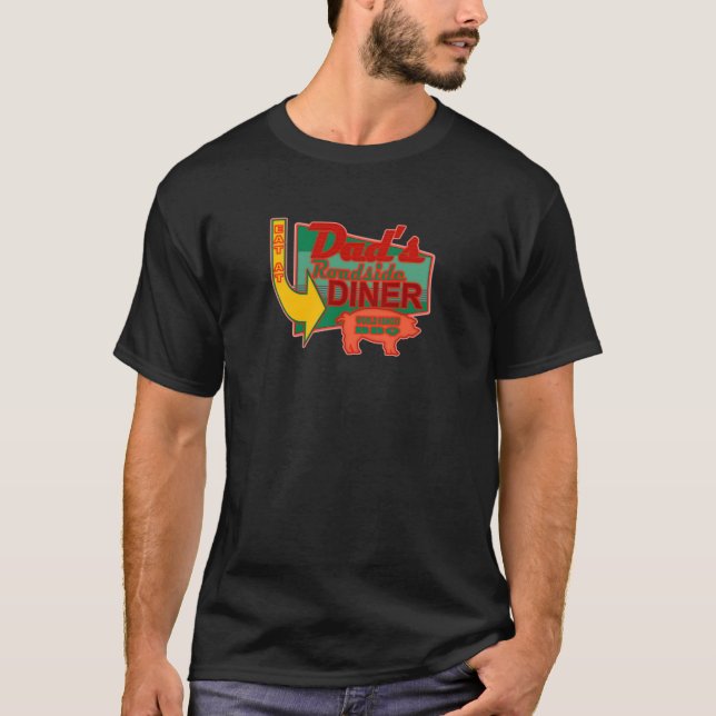 Dad's Roadside Diner Coasters T-Shirt (Front)