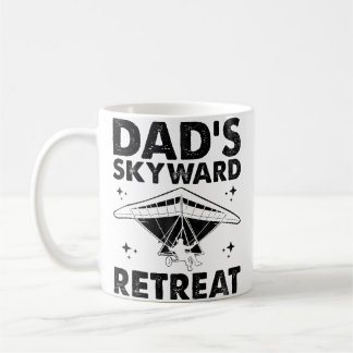 Dad'S Skyward Retreat Hang Gliding Hang Glider Pil Coffee Mug