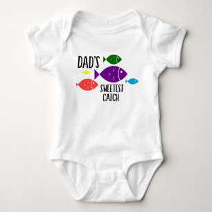 Dad's Sweetest Catch Baby Bodysuit