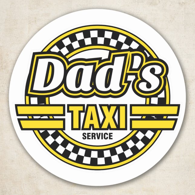 Dad's Taxi Service - Funny Stickers for Dad's Car (Creator Uploaded)