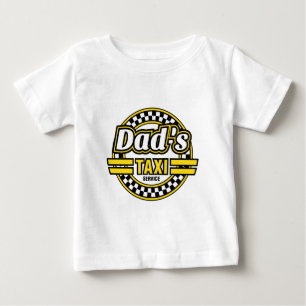 Dad's Taxi Service Logo Baby T-Shirt