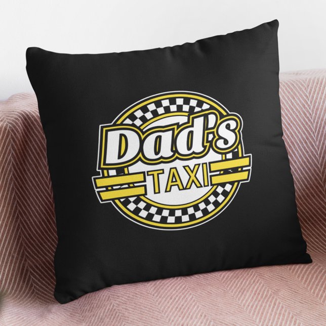 Dad's Taxi Sign Cushion (Creator Uploaded)