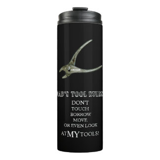 DAD'S TOOL RULES WORKSHOP GARAGE coffee travel Thermal Tumbler