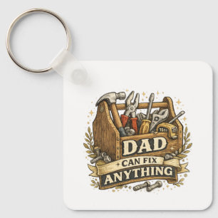 Dad's Toolbox Father's Day Vintage Keychain Gift