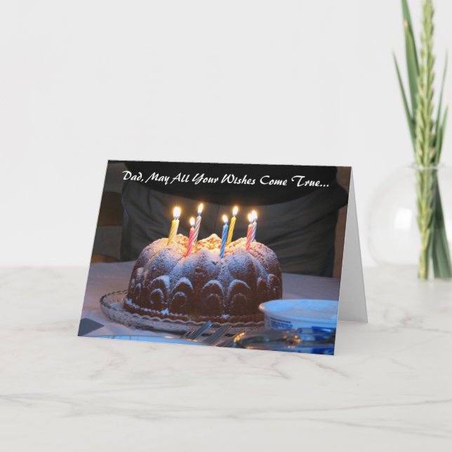 Dads Wishes Card (Front)