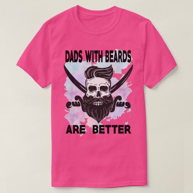 dads with beards are better CLASSIC TSHIR2 T-Shirt (Design Front)