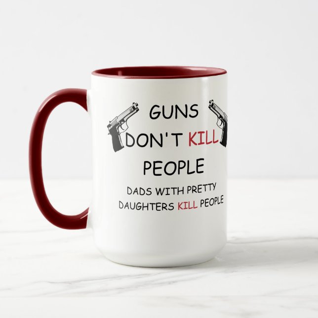 Dads With Pretty Daughters Mug (Left)