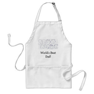 dads, World's Best Dad! Apron