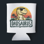 Dadsaurus Dinosaur Papa Dad Saurus Father's Day Can Cooler<br><div class="desc">Get this funny saying outfit for your special proud Dad from daughter, son, on father's day or christmas, or any other Occasion. show how much your dad is loved and appreciated. A retro and vintage dinosaur lovers design style, to show your daddy that he's the coolest and world's best father...</div>
