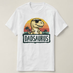 Dadsaurus Dinosaur Papa Dad Saurus Father's Day T-Shirt