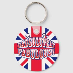 Dadsolutely Fabulous Key Ring