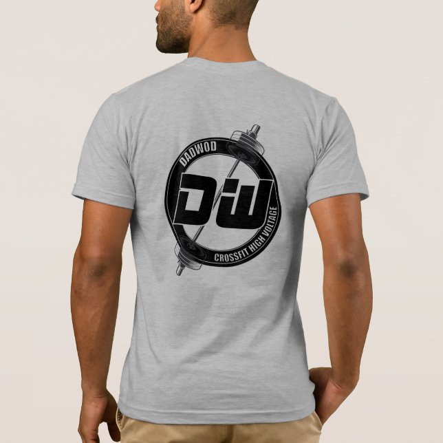 dadWOD tshirt (Back)