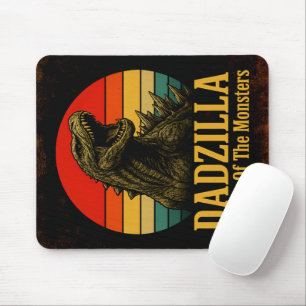 Dadzilla Father Of The Monsters Fathers Day Mouse Mat
