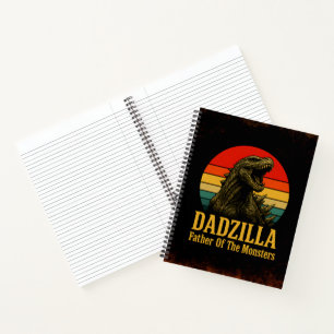 Dadzilla Father Of The Monsters Fathers Day Notebook