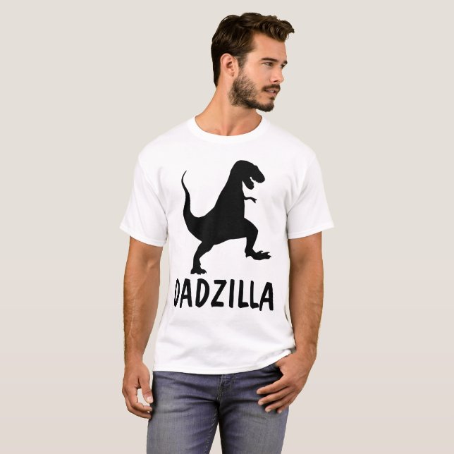DADZILLA, Funny T-shirts for Dad (Front Full)