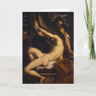 Daedalus and Icarus Fine Art Greetings Card
